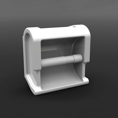 Porta-papel higiênico de parede - LÍDER - Valadares - em cromo / da linha comercial / de Jean-Marie Massaud