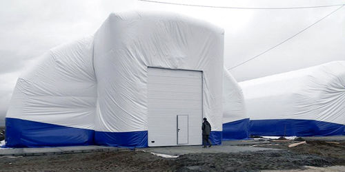 Estrutura inflável para aeroporto - EQUIPMENT HANGAR - HOLSTROY - para armazenamento / para uso industrial