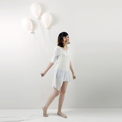 Arandela de design original - BALLOON X LIGHT - Haoshi - para ambiente interno / em ferro / em material plástico