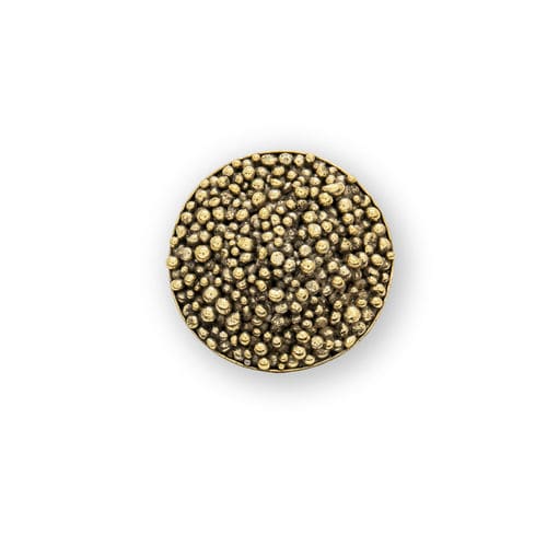 Puxador botão de móvel contemporâneo - CAVIAR OC2033 - PullCast - em latão escovado / em latão polido / em latão envelhecido