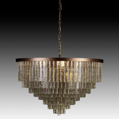 Lustre vintage - CHEOPE BIG - Alberto Dona - em vidro de Murano / para 9 lâmpadas / da linha comercial