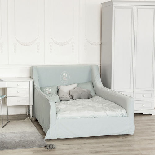 Cama de solteiro - BROOKLYN SOFT PROTECTION - Atelier Lilu - clássica / estofada / com cabeceira