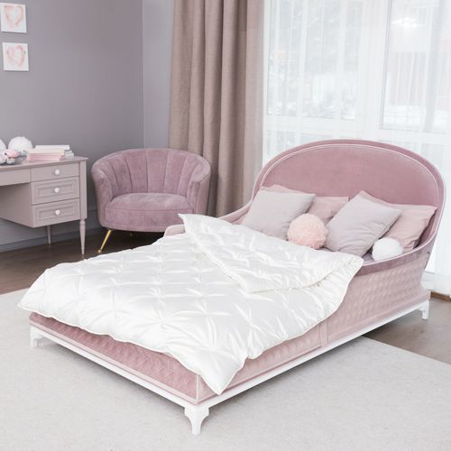 Cama de solteiro - SAVOYA - Atelier Lilu - clássica / estofada / com cabeceira