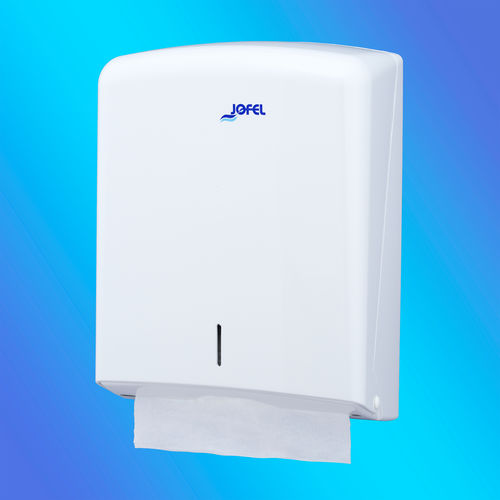 Dispenser de papel toalha de parede - AH33000 - JOFEL INDUSTRIAL S.A. - em ABS / da linha comercial