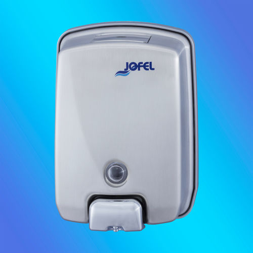 Dispensador de sabonete da linha comercial - FUTURA : AC54000 - JOFEL INDUSTRIAL S.A. - de parede / em aço / manual