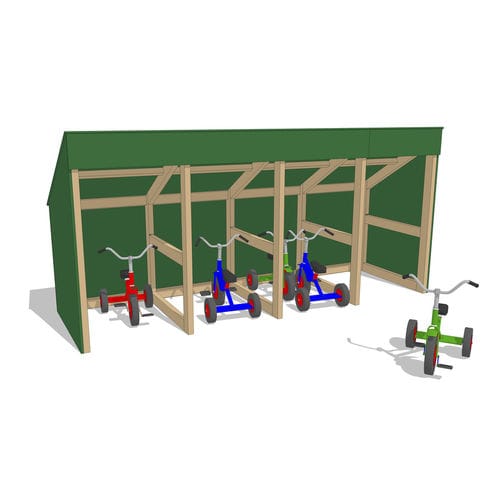 Abrigo para bicicletas - TRIKE GARAGE - Nature of Early Play
