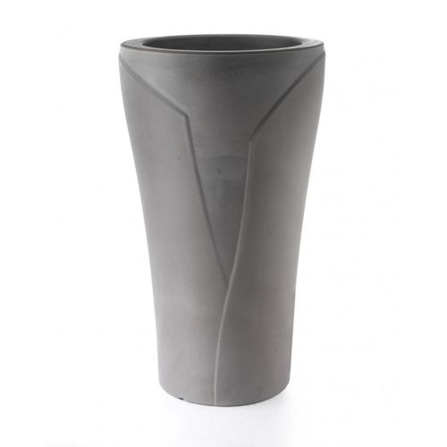 Vaso de jardim em material plástico - TULIPANO - TeraPlast - de instalação livre / redondo