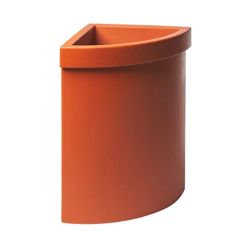 Vaso de jardim em polietileno rotomoldado - Angular Vela - PASQUINI & BINI - angular / da linha residencial / antracite