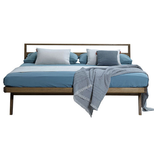 Cama de casal - MATTIA - Plinio il Giovane - contemporânea / com cabeceira / em madeira