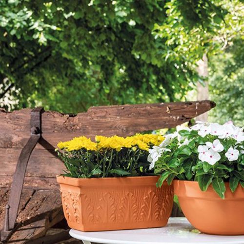 Floreira em terracota - CLASSICA : ROMA WINDOW BOX - DEGREA - retangular / contemporânea / para ambiente externo
