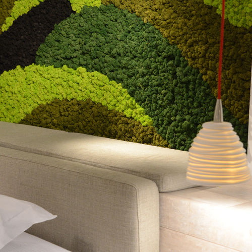 Cabeceira para cama de casal - CUSTOM  - Greenarea - de design original / em tecido / sob medida
