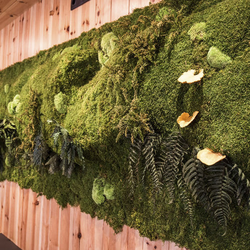 Painel acústico para parede - MOSS&PLANTS MID - Greenarea - de plantas estabilizadas / retangular / para escritório