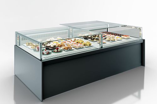 Vitrina refrigerada tipo balcão - MISSOURI MC 120 PATISSERIE - Hitline - para loja / com iluminação