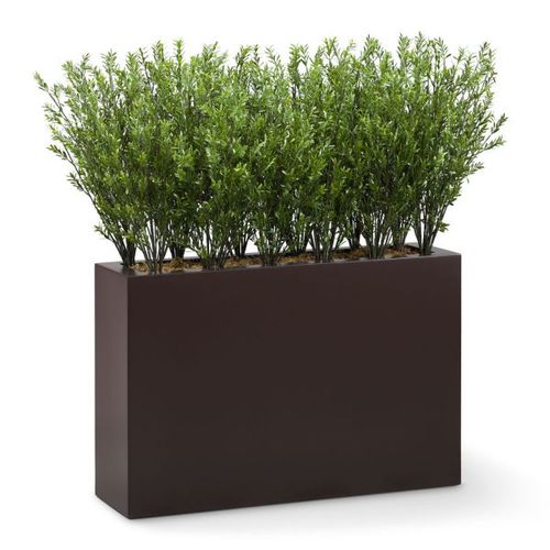 Floreira de fibra de vidro - ROSEMARY - PLANTERS UNLIMITED - retangular / contemporânea / para espaço público