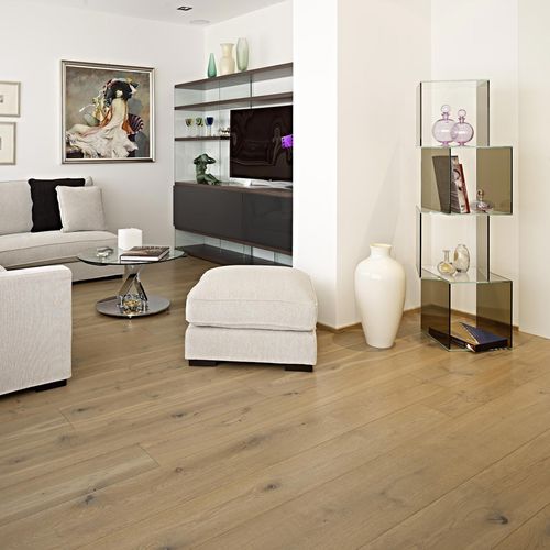 Piso estruturado - FIOR DI PLATINO - FIEMME 3000 - em carvalho / oleado / escovado