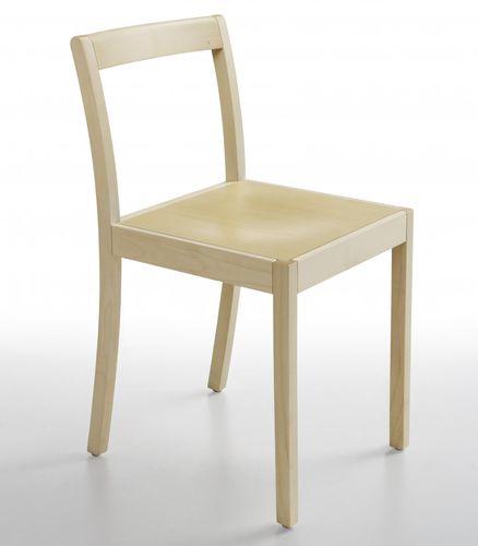 Cadeira contemporânea - QUATTROGAMBE - BBB Italia - para ambiente interno / em madeira / estofada