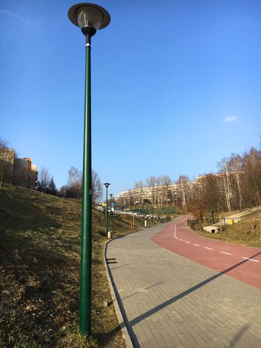 Poste de iluminação - BASICPOLE - Alumast - em material compósito / em PRFV