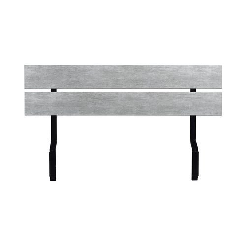 Cabeceira para cama de casal - LISSE 2 PANS - Technilat - contemporânea / em tecido / em couro