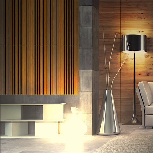 Painel de absorção acústica de parede - SIENA W - artnovion - em madeira / para ambiente interno / da linha comercial
