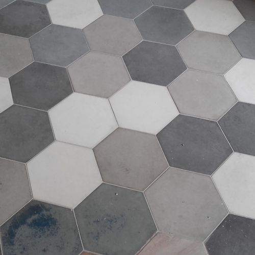 Placas de revestimento em concreto - 3D HEX - Slabb - Architectural Concrete - 3D / com acabamento natural / para ambiente interno