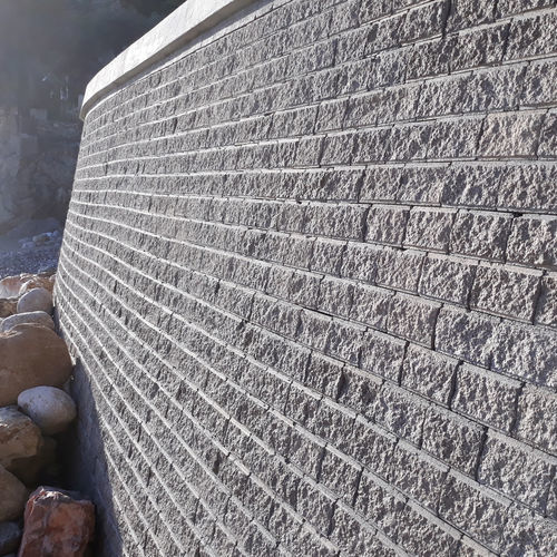 Bloco de concreto maciço - BLOCK AFIWALL®   - Afitexinov - para parede de retenção / acústico / de alta resistência