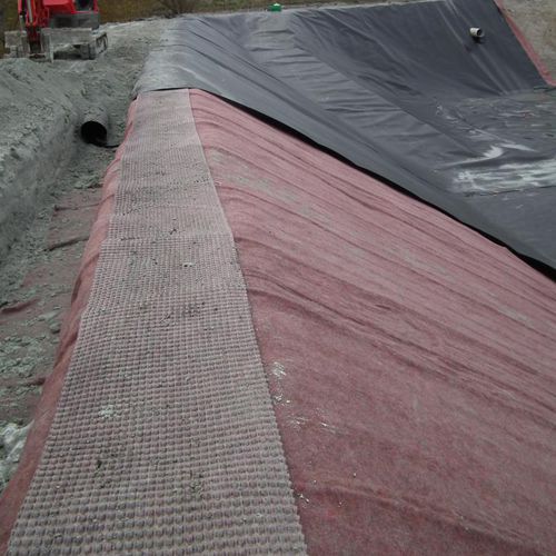 Geocompósito de drenagem - DRAINTUBE FT - Afitexinov - de proteção / de reforço / para estabilização do solo