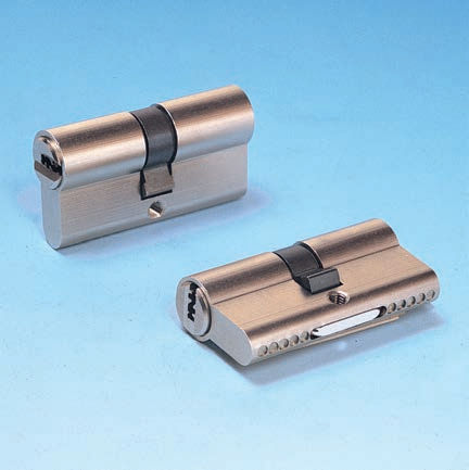 Cilindro para fechadura de alta segurança - S3400 SECUR series - Potent S.A.S. - de chave / latão polido / cromo acetinado