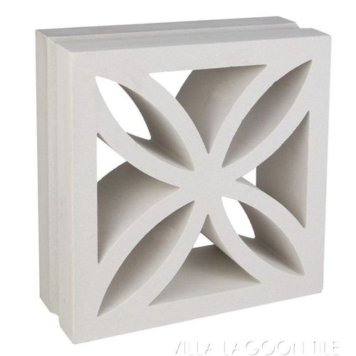 Bloco de concreto decorativo - IBIZA - Villa Lagoon Tile - especial / para parede divisória / aparente