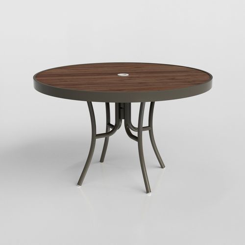 Mesa de jantar contemporânea - Cancun  - Tidelli - em vidro / com base em alumínio / redonda
