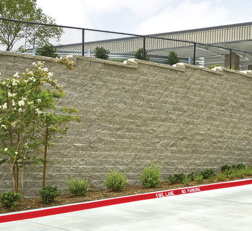 Bloco de concreto especial - VALERA PRO STRAIGHT  - PAVESTONE - para cerca de jardim / para parede de retenção / efeito pedra