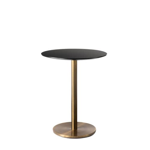 Base de mesa em latão - A 09 SLIM BAR - Mebella Beata Kotowska - contemporânea / para mesa alta / da linha comercial