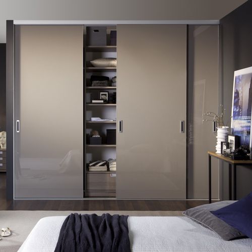 Guarda-roupa contemporâneo - COUTURE - Noteborn BV - em madeira / em vidro / com portas de correr