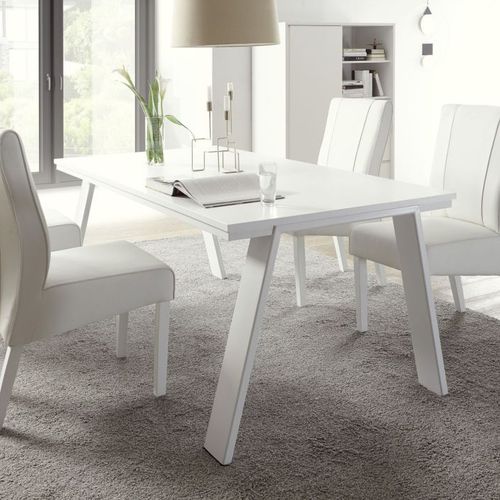 Mesa de jantar contemporânea - ALADIN - LC spa - de metacrilato / retangular / da linha residencial