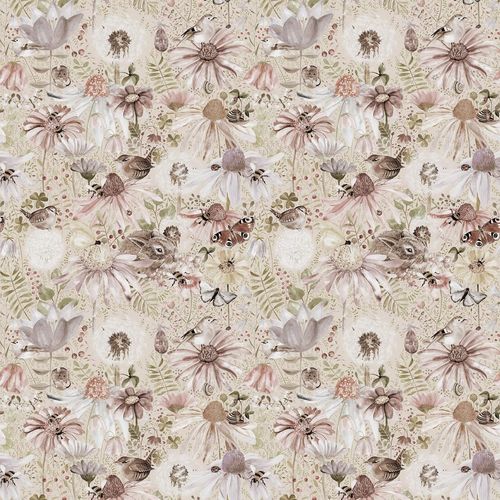 Papel de parede contemporâneo - MEADOW - Mr Perswall - floral / efeito papel de parede / bege