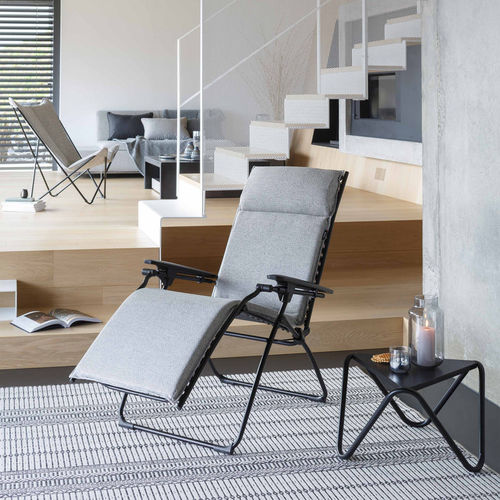 Poltrona de descanso contemporânea - Bayanne - Lafuma Mobilier - em Sunbrella® / em aço / ergonômica