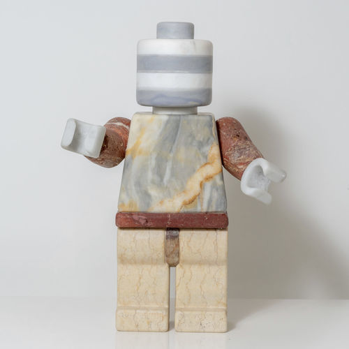 Escultura em mármore - LUPO  - San Polo Art Gallery | Contemporary Art & Design i - de instalação livre / para galeria de arte / branca
