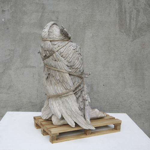 Escultura em madeira - Wrapped n° 2  - San Polo Art Gallery | Contemporary Art & Design i - metálica / em pedra / em material compósito