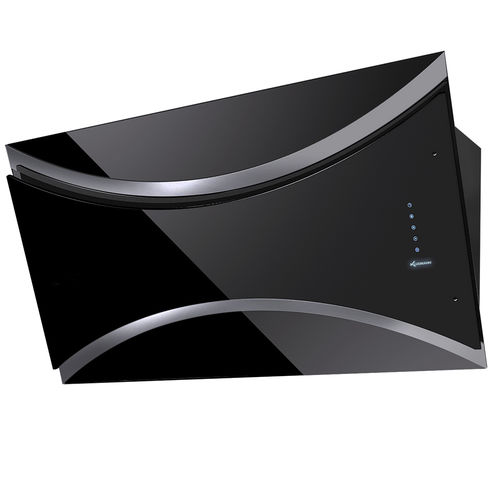 Coifa de parede - CLIO - Klugmann Hausgeraete GmbH - com iluminação embutida / de design original / preta