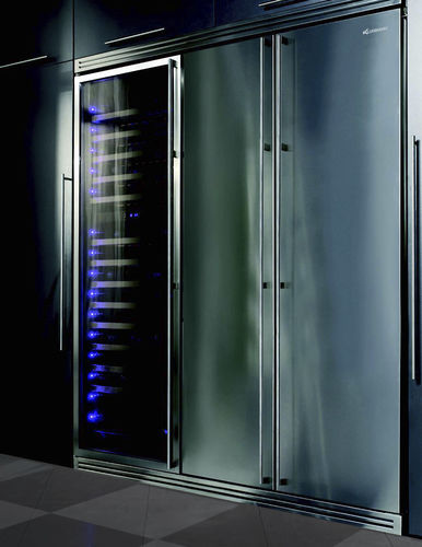 Refrigerador modelo americano - KAFW1000 - Klugmann Hausgeraete GmbH - da linha residencial / de embutir / em aço inoxidável
