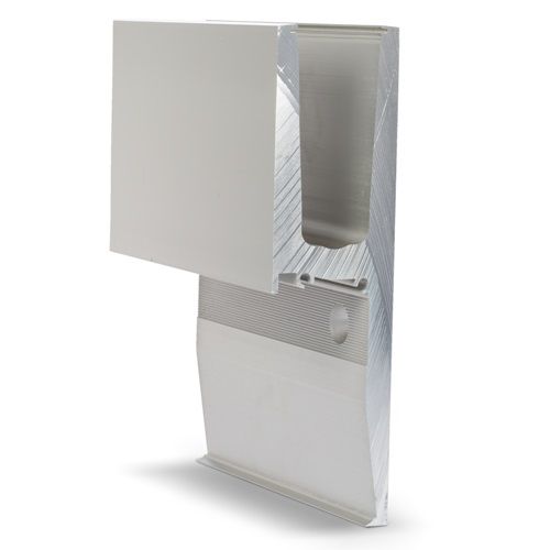 Perfil em alumínio anodizado - TL-3031 - OnLevel - em U / para guarda-corpo / pré-fabricado