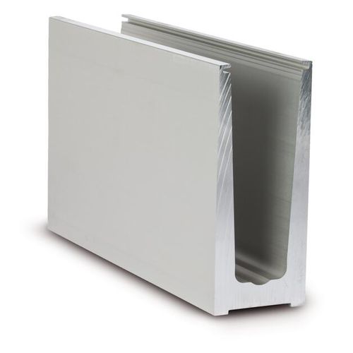 Perfil em alumínio anodizado - 10.6010.002.11 - OnLevel - em U / para guarda-corpo / para ambiente interno