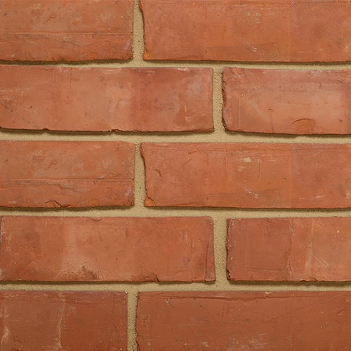 Tijolo para fachada - 2½” VICTORIAN WIRECUT - Imperial Handmade brick - maciço / vermelho / laranja