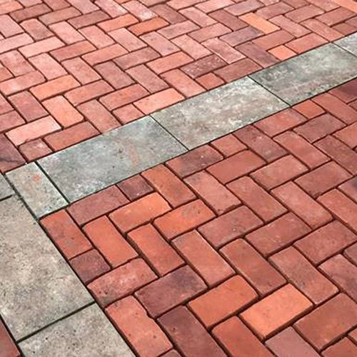 Bloco de pavimentação em terracota - TUDOR MULTI - Imperial Handmade brick - para ambiente externo / para pedestres