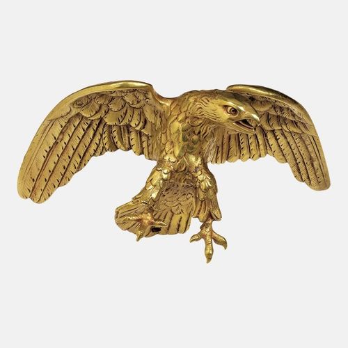 Varão para cortinas em latão - AIGLE GAUCHE EMPIRE - BOULET