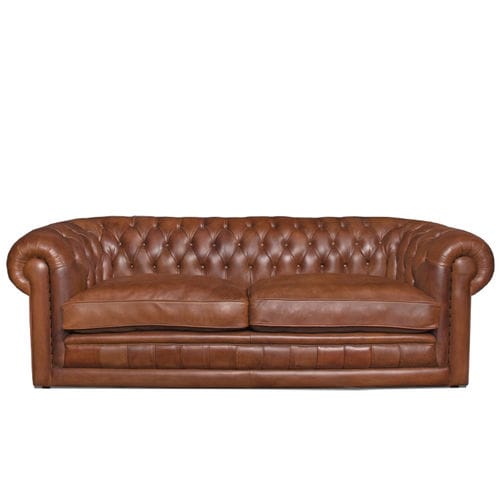 Sofá Chesterfield - HERMAN  - Bendic International - para iate / em couro / com almofada removível