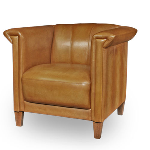 Poltrona Art Déco - BRIXTON - Bendic International - em couro / reclinável / cinza