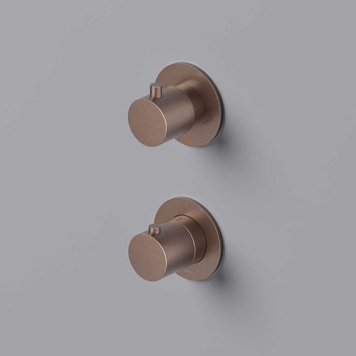 Misturador bicomando para box de banheiro - CB7009 - hotbath - de embutir / termostático / em latão