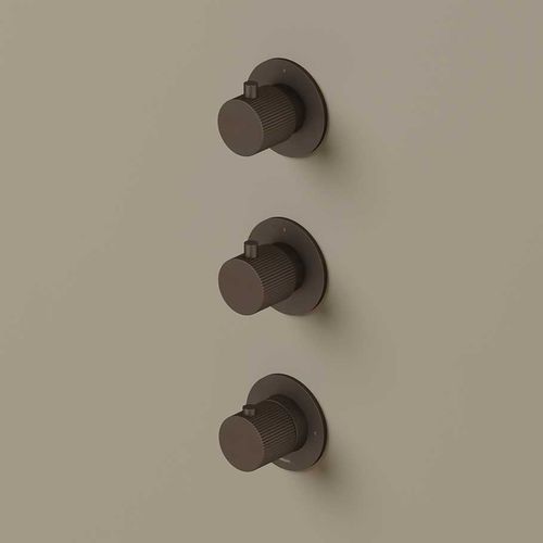 Misturador monocomando para box de banheiro - GY7066R - hotbath - de embutir / termostático / de latão