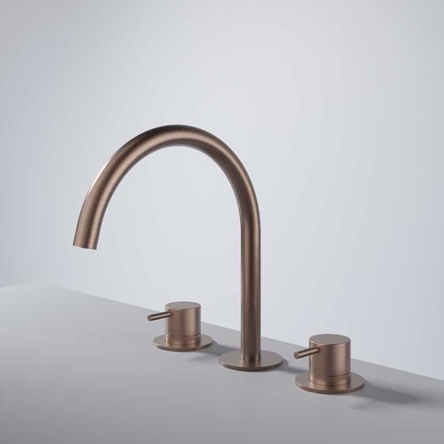 Misturador bicomando para lavatório - CB033 - hotbath - de bancada / em latão / para banheiro