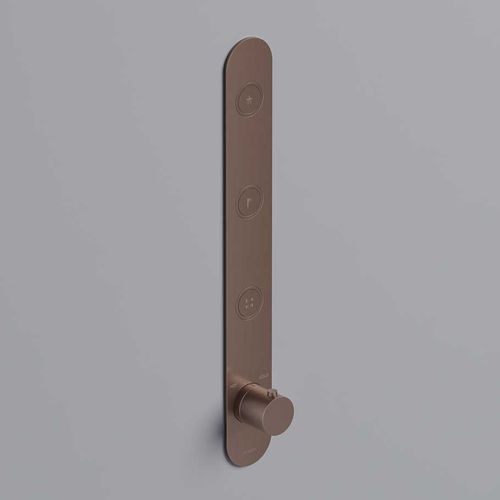 Misturador monocomando para box de banheiro - PB050 - hotbath - de embutir / termostático / em latão